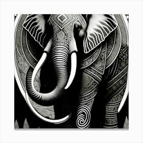 Elephant 02 Canvas Print