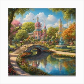 Fairytale Garden Canvas Print