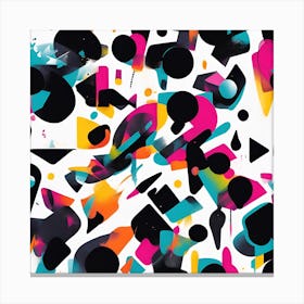 Abstract Abstract Painting Canvas Print