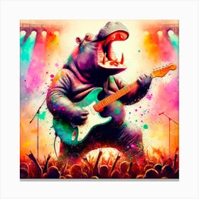 Hippo Canvas Print