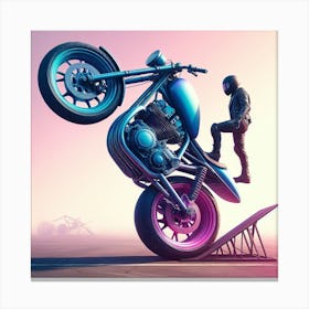 A motorcycle 3 Canvas Print