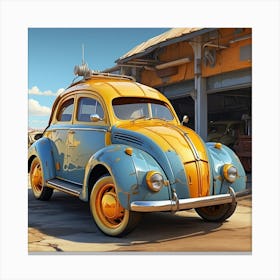 Vw Beetle Canvas Print