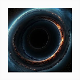 Black Hole Canvas Print