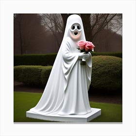 Ghost Statue Canvas Print