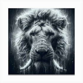 Sabre Lion Canvas Print