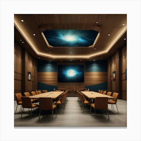 Default Create Unique Design Of Conference Hall Art 1 Canvas Print