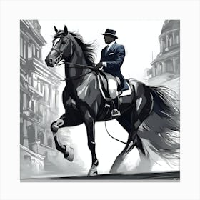 Spanish Horseman Canvas Print