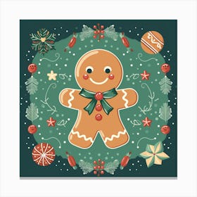 Gingerbread Man 13 Canvas Print