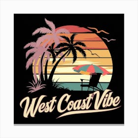 West Coast Vibe Canvas Print