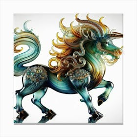 Chinese Zodiac Horse Canvas Print