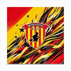 Benevento Calcio Logo Wall Art Canvas Print