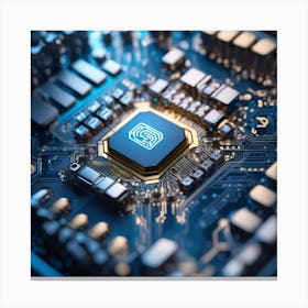 Chip On A Circuit Board 2 Canvas Print