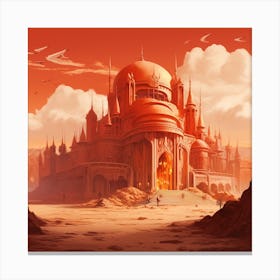 Castle Of The Sun Canvas Print