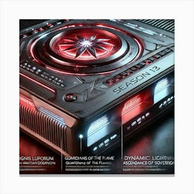 Dynamic Ambient Lighting Console Season 13 Ignis Luporum Canvas Print