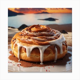 Cinnamon Bun Is 1 Canvas Print