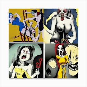 Sadistic Demons 2 Canvas Print