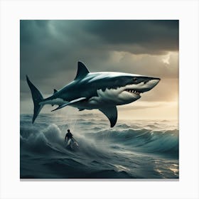 Great White Shark 1 Canvas Print