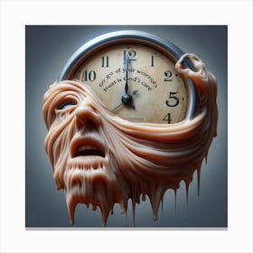 Clock Of The Dead Canvas Print