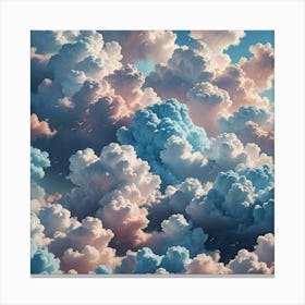 Abstract Clouds 4 Canvas Print