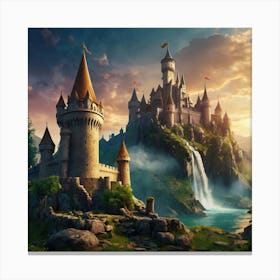 Castle In The Sky Canvas Print