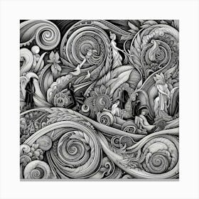 Swirling Swirls Canvas Print