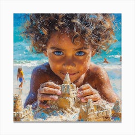 Sand Castles Canvas Print