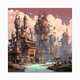 Fantasy City Canvas Print