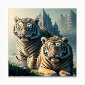 Field Of Tigers 3rd Edition Canvas Print