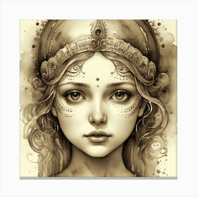 Ethereal Girl Canvas Print