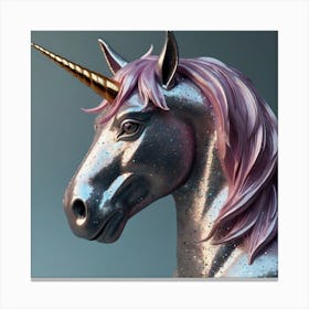 Unicorn Head Canvas Print