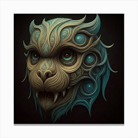 Dragon Head 1 Canvas Print