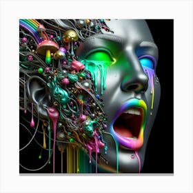 Cyborg 10 Canvas Print