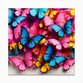 Colorful Butterflies 20 Canvas Print