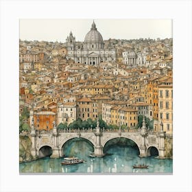 Rome, Italy Canvas Print