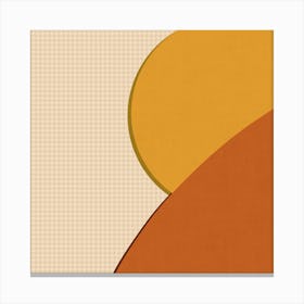 Abstract Retro Painting Canvas Print