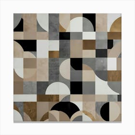 Abstract Geometric Shapes Toile