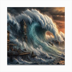 Tsunami Canvas Print
