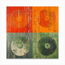 CD Discs Canvas Print