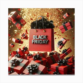 Black Friday Shopping 1 Canvas Print