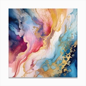 whimisical waves Canvas Print