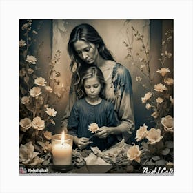 Mother And Daughter Canvas Print