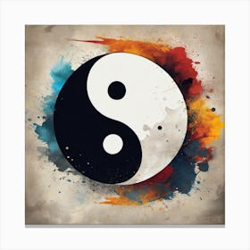 Yin Yang Symbol 15 Canvas Print