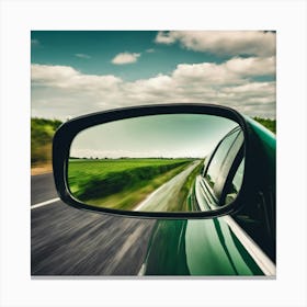 Reflection Of A Car 1 Canvas Print