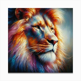 Lion Painting 2 Canvas Print