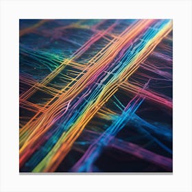 Rainbow Wires 1 Canvas Print