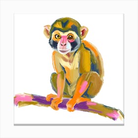 Squirrel Monkey 04 Canvas Print