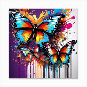 Butterfly Painting 44 Canvas Print