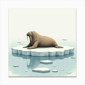 Walrus 1 Canvas Print