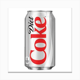 Diet Coke Diet Cola Soda 2 Canvas Print