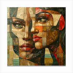 Two Faces 8 Canvas Print